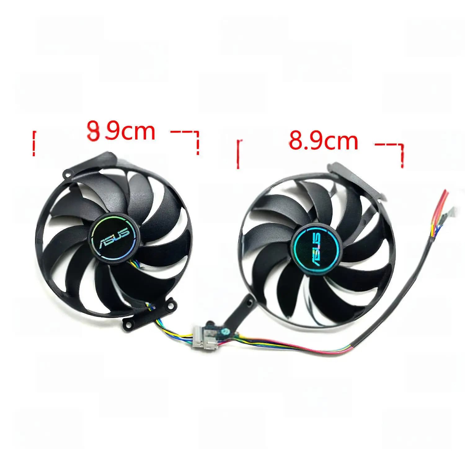 VGA GPU Card Fan for ASUS GTX1660 1660S 1660ti RTX2060 2060S 2070 DUAL