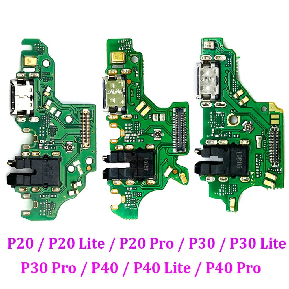 USB Charging For Huawei P30 P40 Lite E 5G Pro Charge Port Jack Dock Connector Charging Board Flex Cable