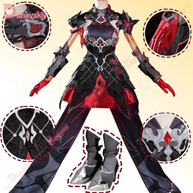 Honkai Impact 3rd Seele Vollerei Nightmare Star Abyss Game Suit Gorgeous Cosplay Costume Halloween Party Outfit Women