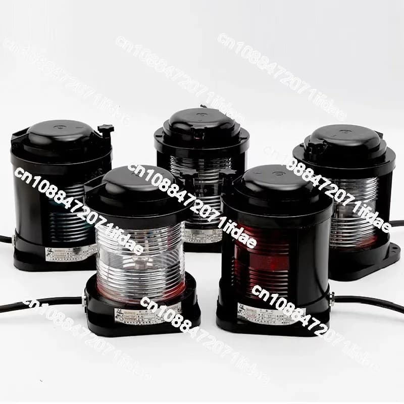 CCS Certified Single-layer All Plastic Navigation Signal Light CXH1/2/3/4/6-2P/21P Left Right Side/ring/mast Light for Ships