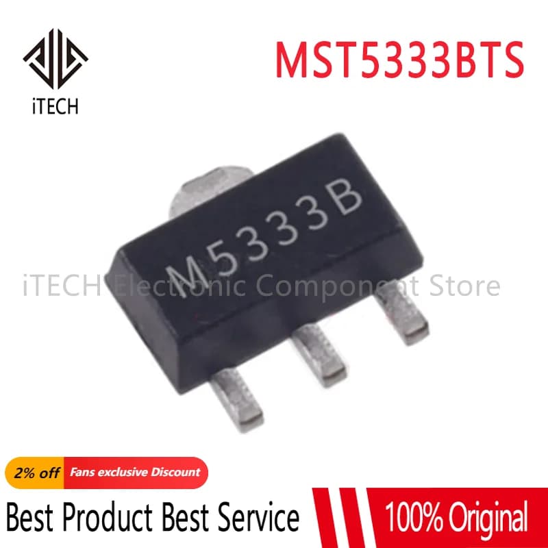 10pcs/lot MST5333BTS MST5333B M5333B  SOT89 100% NEW
