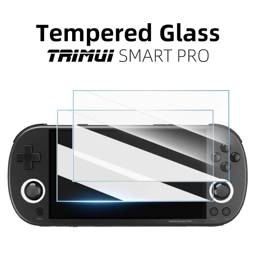 Anti-Scratch Screen Protector Tempered Glass For Trimui Smart Pro Game Console  Films 9H Hard Glass Gaming Accessories