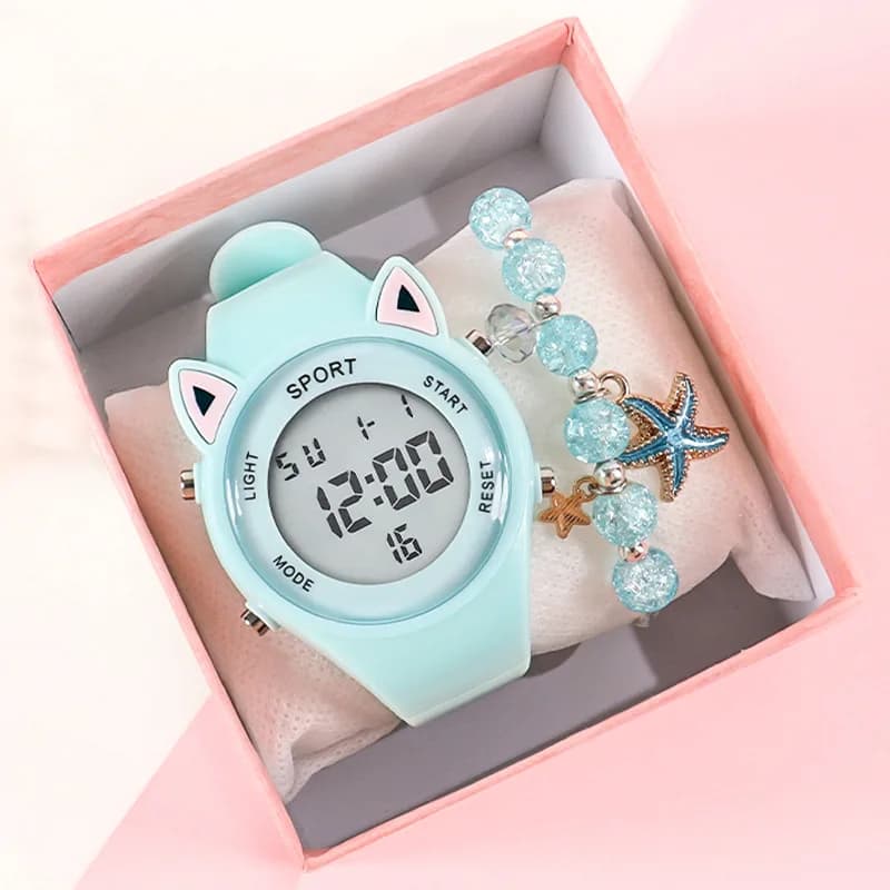 Fashionable Digital Wristwatches for Children and Students, Simple and Elegant, Suitable for Middle School Boys and Girls