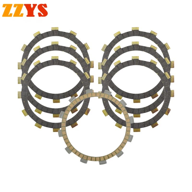 Motorcycle Clutch Friction Plate Kit For YAMAHA YZ250 1982-1984 YZ 250 1985-1987 YZ490 23X YZ 490 1982-1987 XS850 XS 850 1981