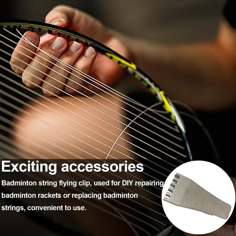 Badminton Racket Fly Clip Five Prongs Badminton Racket Plier Durable Tennis Accessories Stringing Machines & Tools