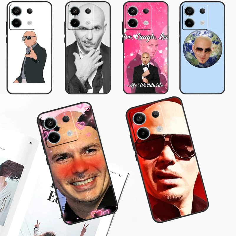 Mr Worldwide Says To Live Laugh Love Case For Xiaomi Redmi Note 12 11 9 10 13 Pro Plus 9S 10S 11S 12S Redmi 12 10 C 9C 13C Cover