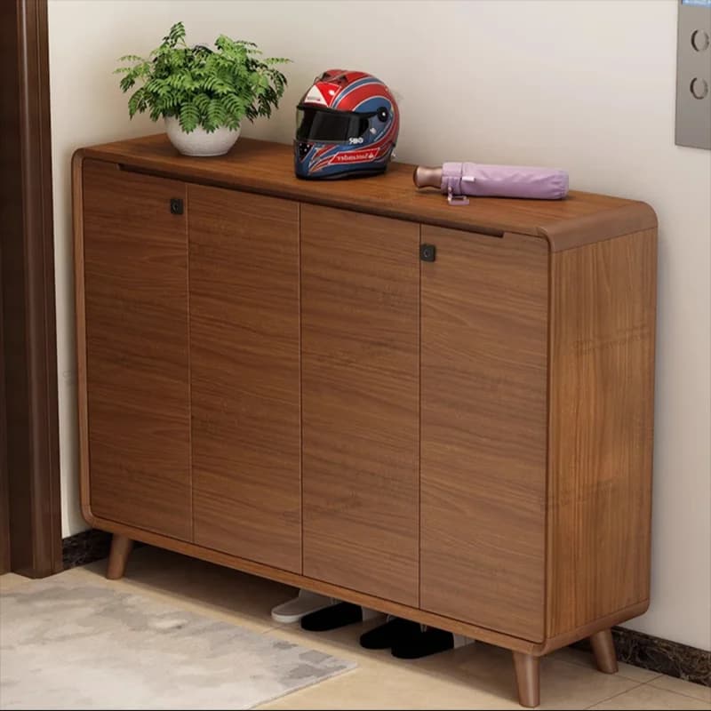 Wooden Storage Shoe Cabinets Balcony Custom Home Furniture Multilayer Indoor Shoe Cabinets Accept Vestibule Armario De Zapatos