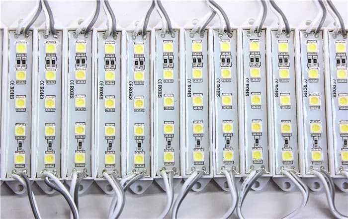20PCS 5050 SMD 5LEDs LED Module White/Warm White/Red/Green/Blue Waterproof Light Advertising lamp DC 12V Wholesale