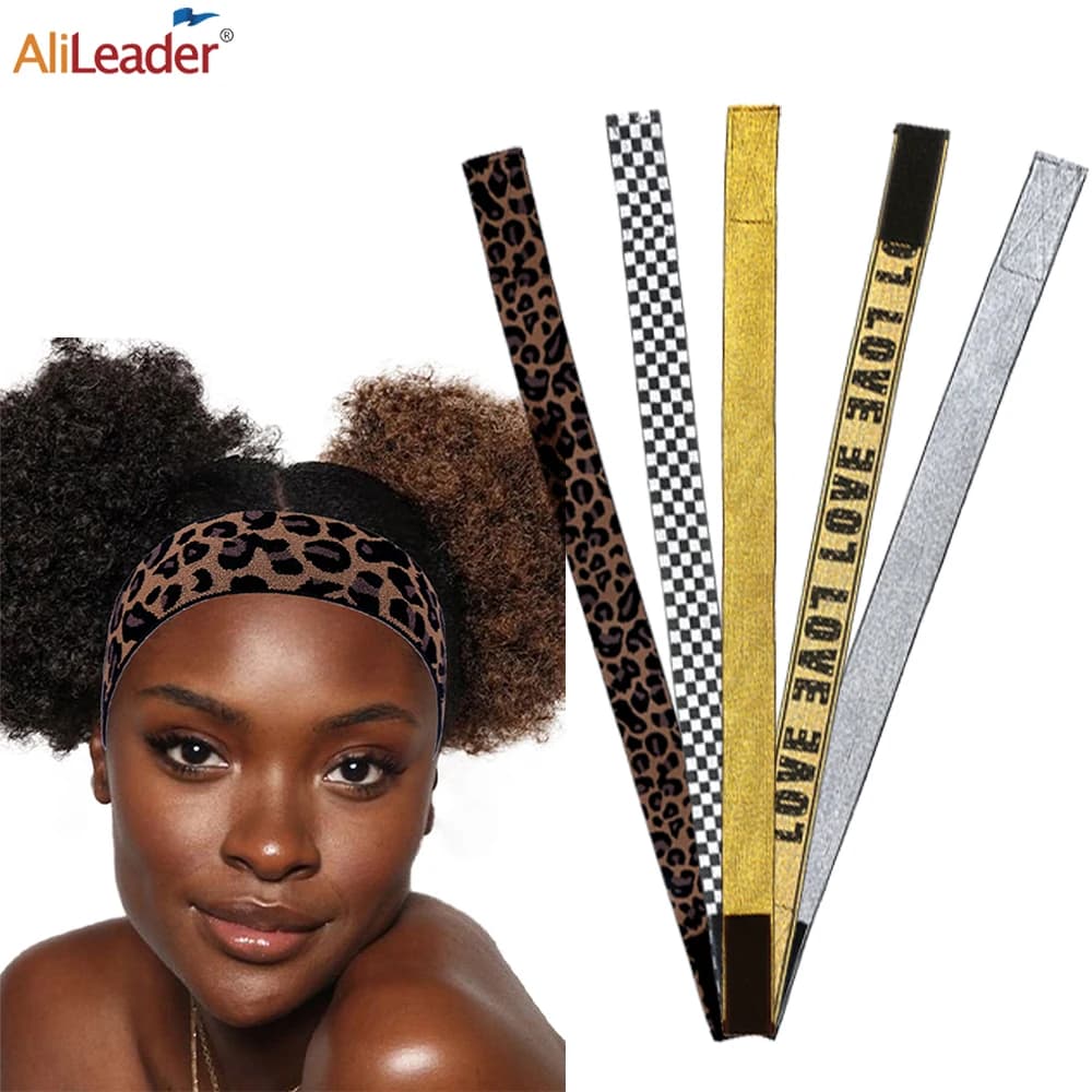 Alileader Fashion Edge Melt Band For Wigs 60CM 65CM Lace Wigs Headband For Wearing Wigs Adjustable Elastic Band