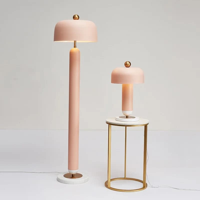 Modern minimalist pink model room exhibition hall table lamp creative macaron living room study bedroom children's room floor