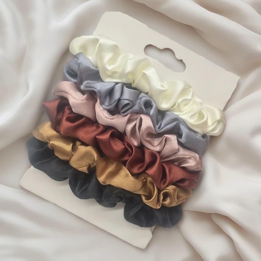 6/3pcs Multi Color Set Fashion Women's Small Intestine Hair Circles Release Shaping Tool Accessories
