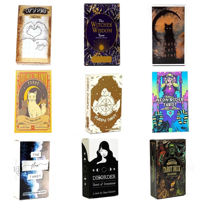 10.3*6cm Neo Rider Tarot Deck 78 Colorful Tarot Cards for Beginners Rider-waite Tarot System Pocket Size