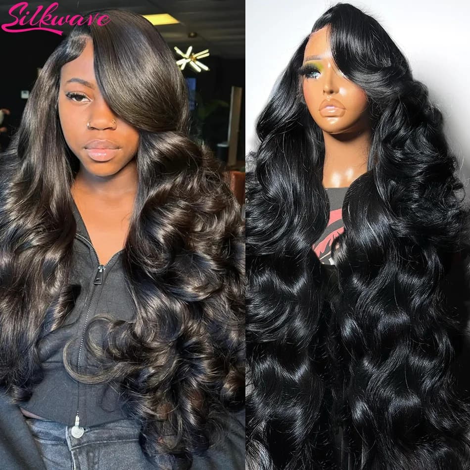 Silkwave 250 Density Body Wave Hd Lace Wig 13x6 Human Hair 100% 30 40 Inch Loose Deep Wave Lace Frontal Wig PrePlucked For Women