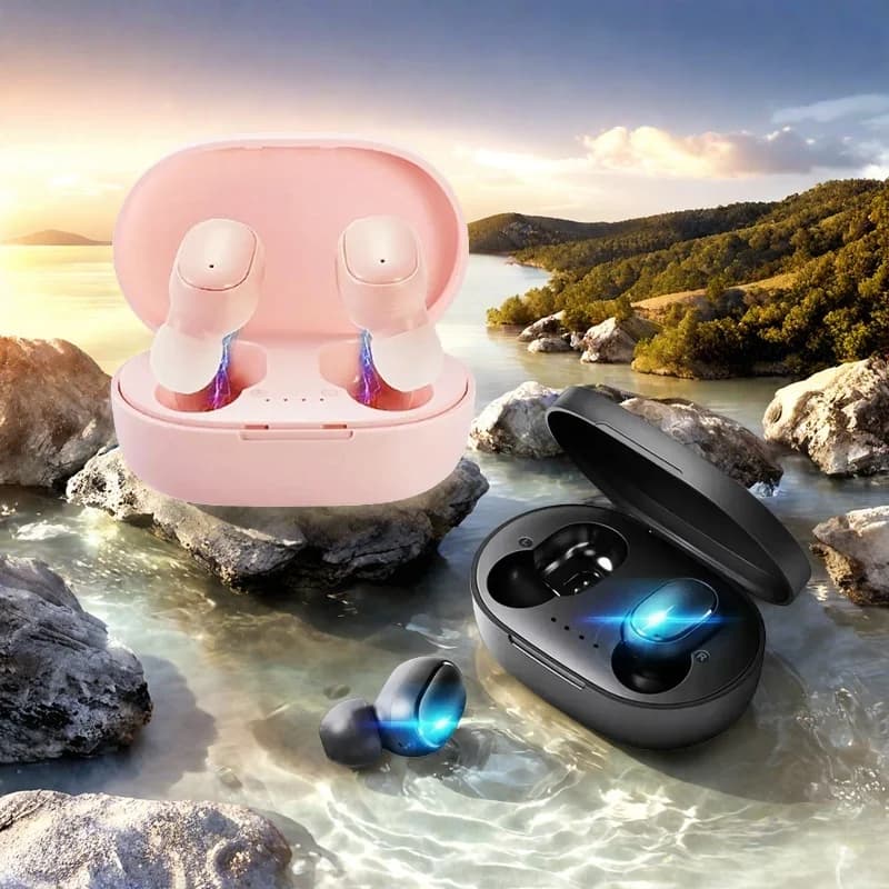 NEW A6S TWS Wireless Bluetooth Earphones sport Earbuds Fone Bluetooth Headset With Mic For Xiaomi Samsung Huawei smartphone