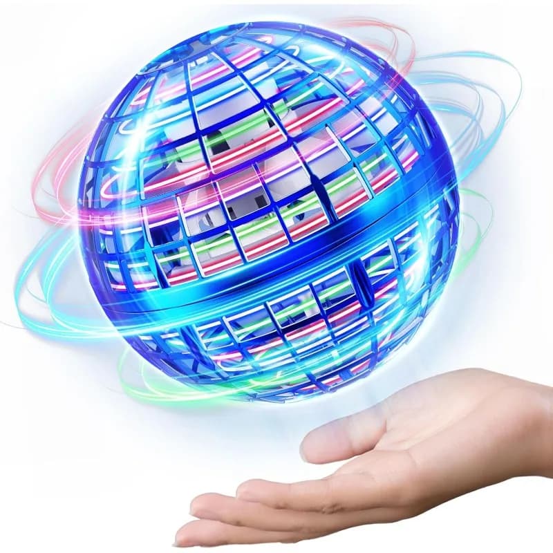 Flying Orb Ball, Hand Controlled Hover Boomerang Ball Toys, Hover Orbs Flying Spinner, Orb Drone Ball