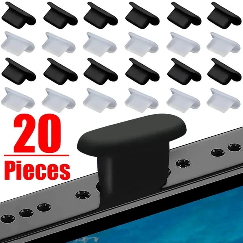 20/10/5Pcs Silicone Dust Plug for iPhone 12 13 14 Pro MAX 8 XS IOS Lightning Charging Port Cover Cap Soft Rubber Dustproof Plugs