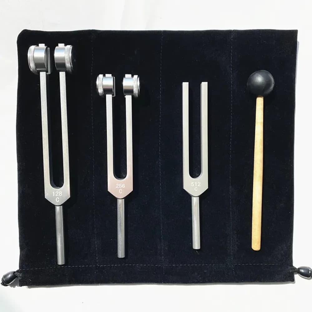 Tuning Fork Set Sound Healing Therapeutic Diapason Colorful Tuning Fork Musical Instrument Percussion Schumann Resonance