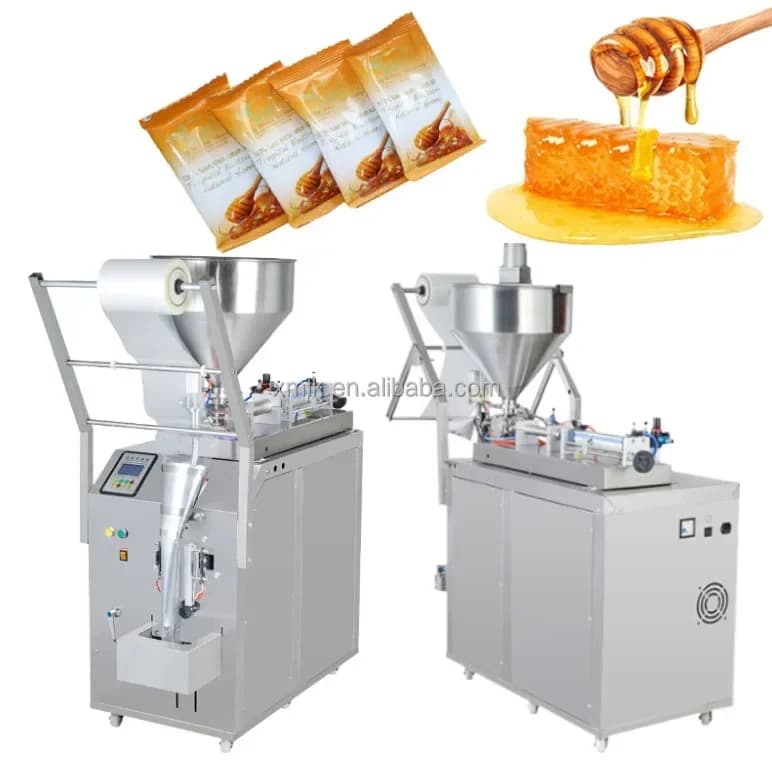 Multifunction Packaging Machines Honey Ketchup Pouch Filling Machine Tomato Paste Sauce Sachet Packing Machine
