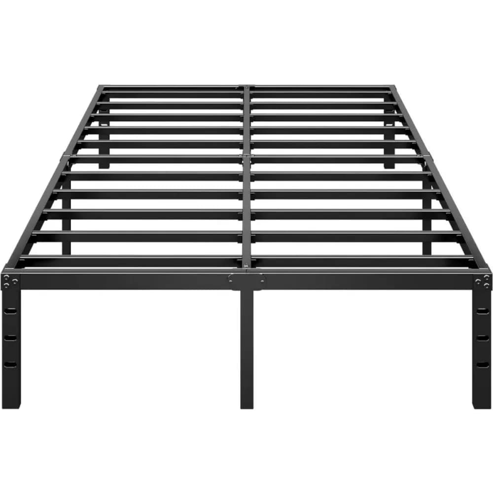 14 Inch Metal Platform Bed Frame, Full Size Bed with Heavy Duty Strong Support Slats, Easy to Assemble,Black