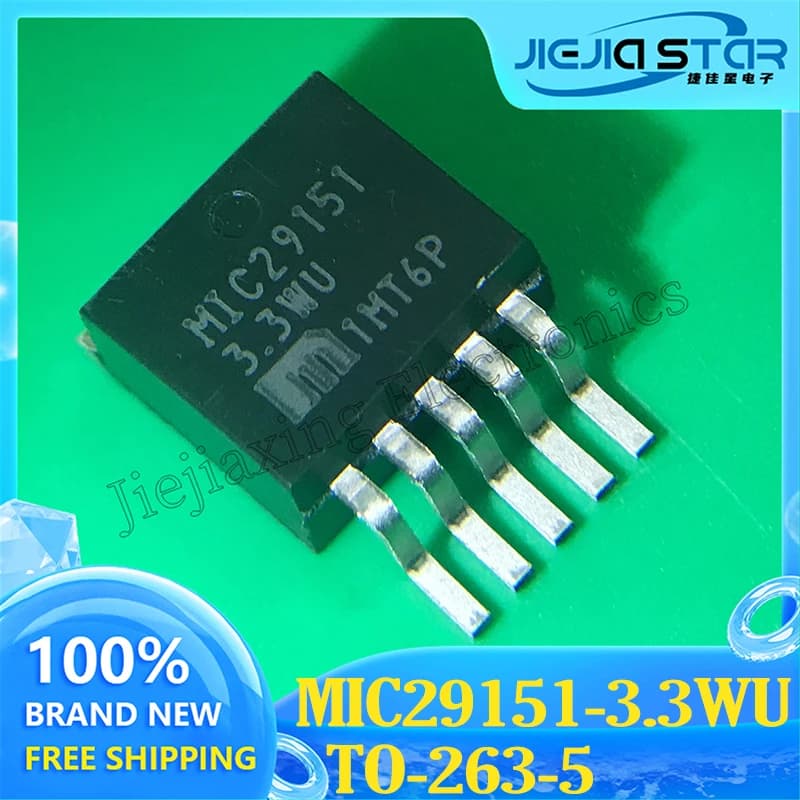 LDO Regulator IC Chip, Electronics, MIC29151-3.3WU, MIC29151-3.3, TO-263, New, Original, In Stock