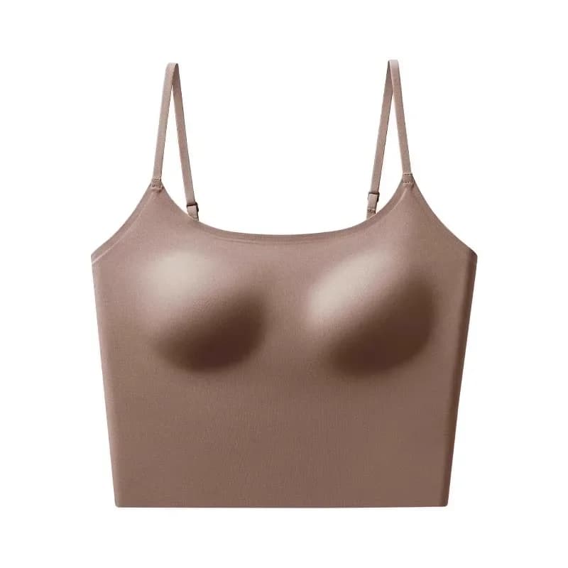 Autumn Winter MOYISU Seamless Bra: Invisible Lined Camisole Anti-Peep Undershirt Strap Sexy  Support Cozy Layering UK Essential