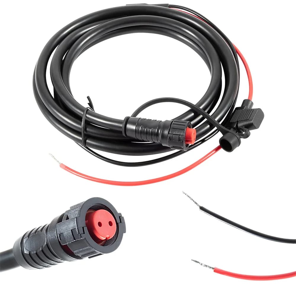 2-Pins Power Cable Replacement 010-10922-00 Fits for Garmin GPSMAP 4000, 5000 Serie 4008 4010 4012 4208 4210 Garmin Accessories