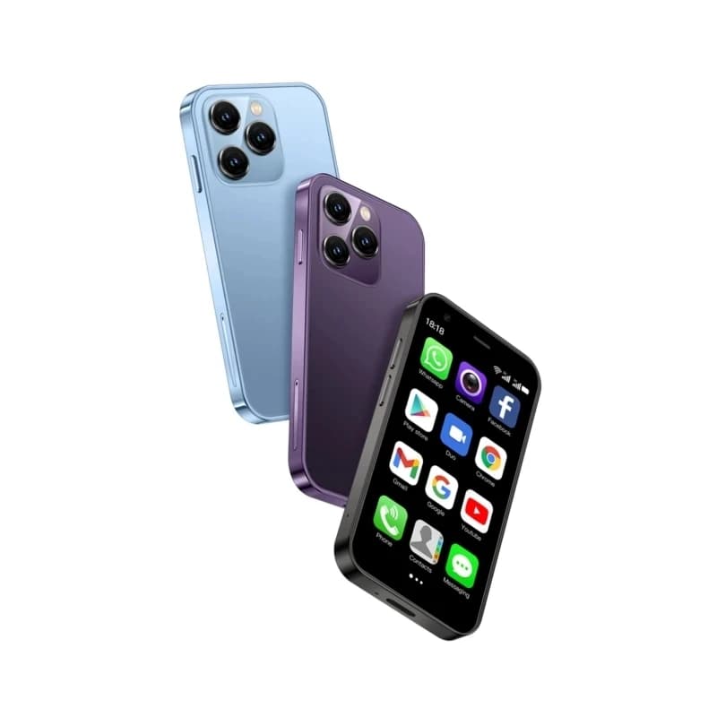 SOYES XS15,Mini phone,3.0 inch,2+16GB ROM,Dual SIM,Smartphone Android,Google Play Store Cellphones Original Mobile Phones