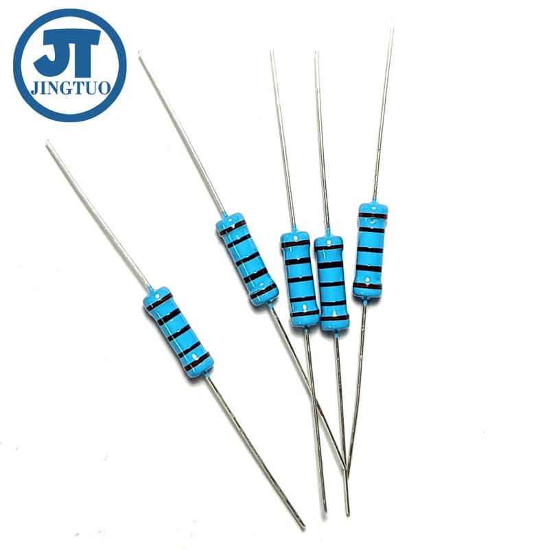 20pcs 2Watts Metal Film Resistors 2W 1.2R 15E 18 200 22 24 27 300 33 36 39 43 47 51 56 62 68 75 82 910K 1R-1M Ohm