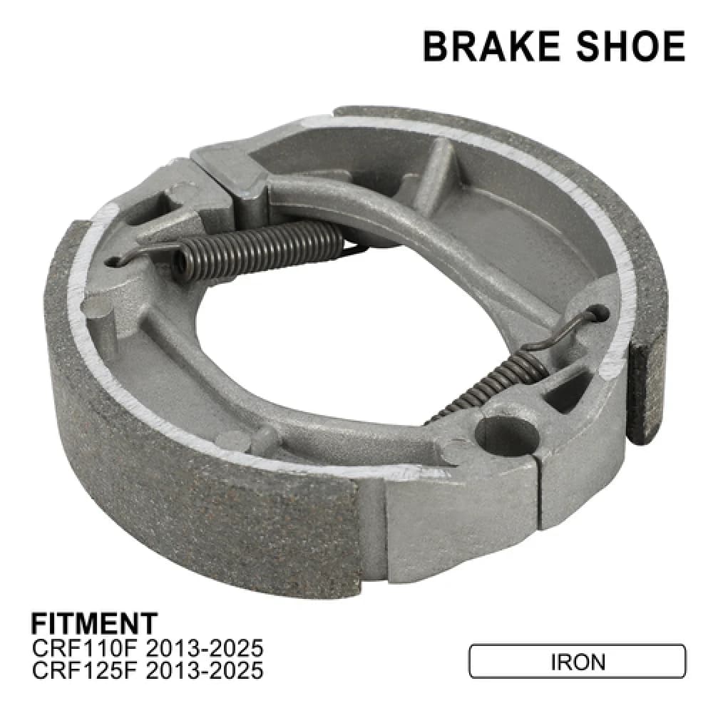 For HONDA CRF110F CRF125F CRF 110 125 F Motorcycles Accessories Front Wheel Brake Drum Brake Pad scooter Replacement Moto Dirt