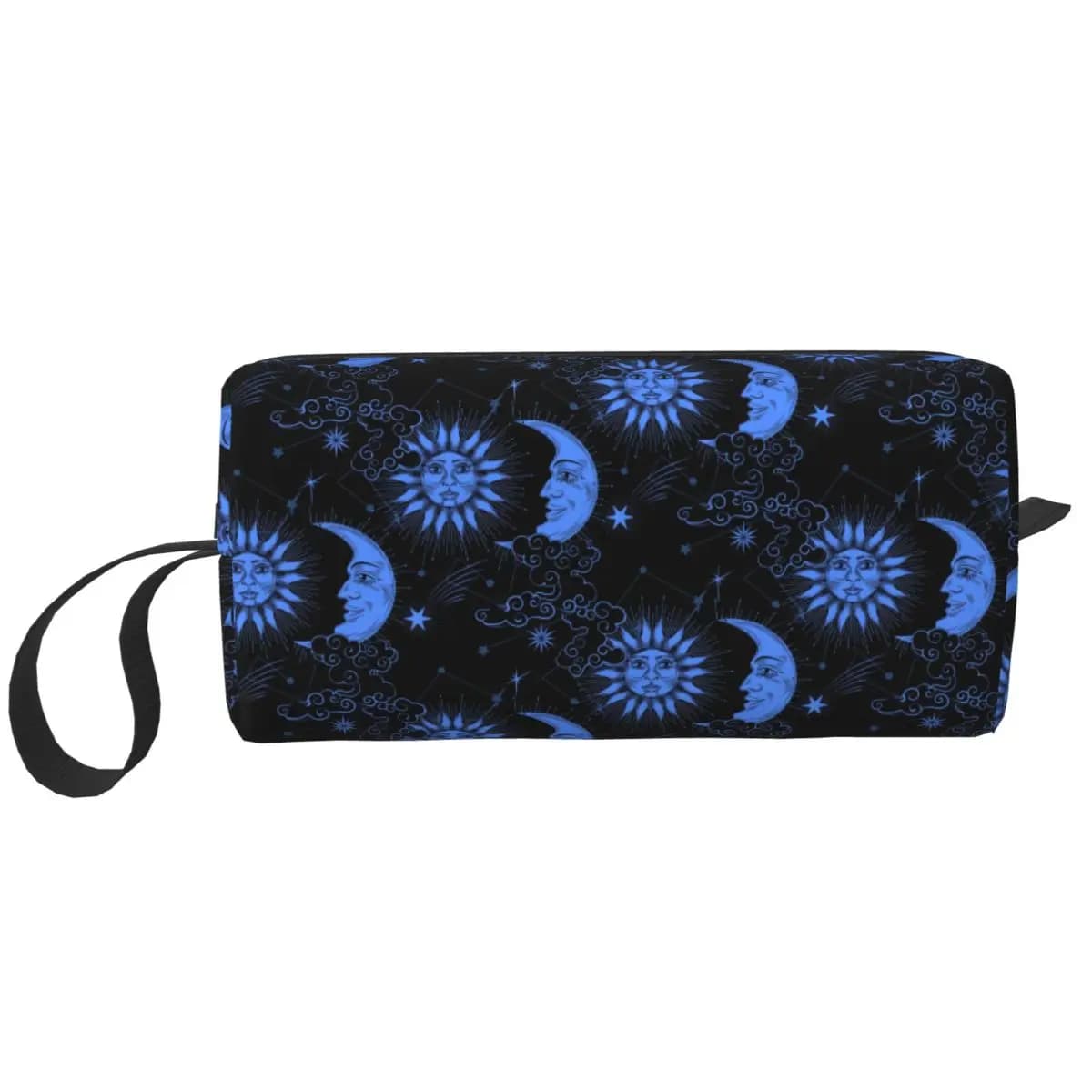 Custom Magical Cosmic Cosmetic Bag Women Fashion Big Capacity Sun and Moon Makeup Case Beauty Storage Toiletry Bags