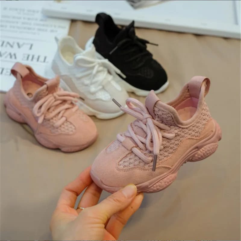 New Spring/Autumn Children Shoes Unisex Toddler Boys Girls Sneaker Mesh Breathable Fashion Casual Kids Shoes