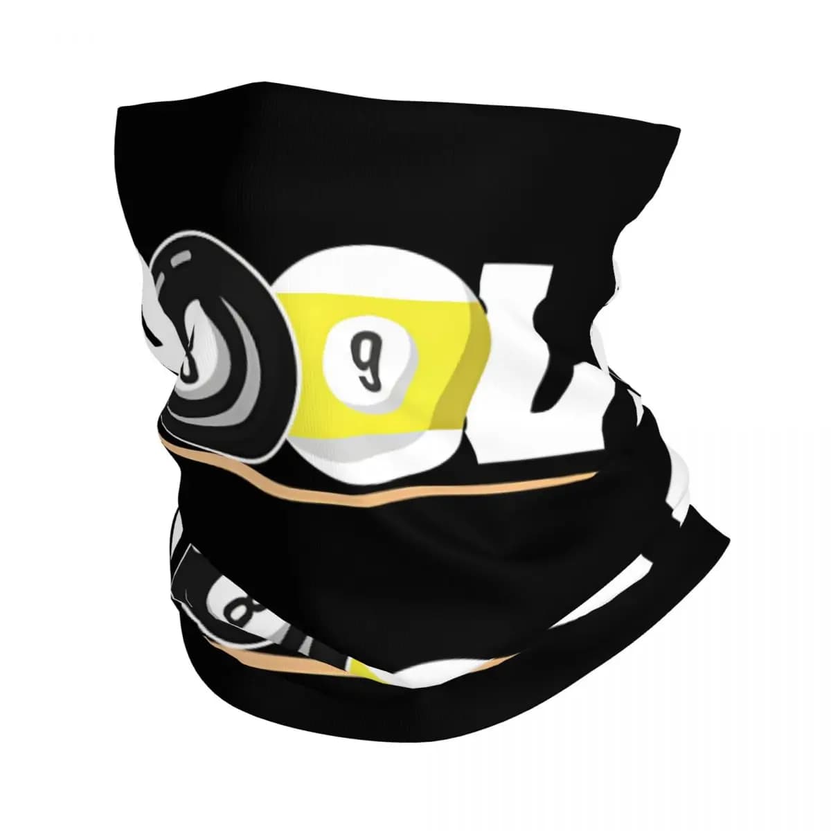 8 Ball 9 Ball Thin Bandana Neck Gaiter Billiard Wrap Scarf Headband Neck Cover