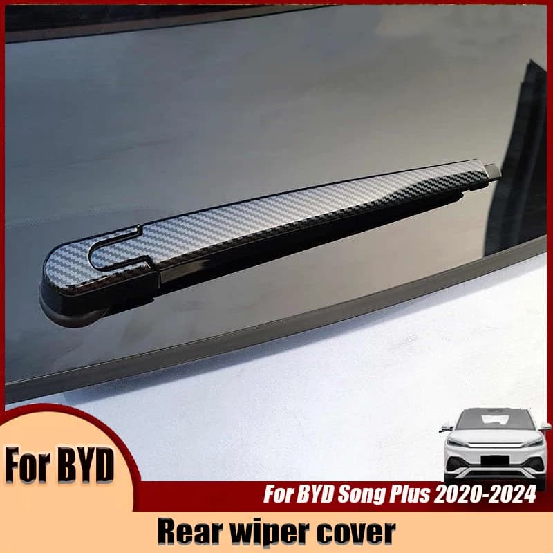 For BYD Song Plus 2020 2024 Rear wiper cover wiper protection cover Decorative stickers Automotive exterior modification