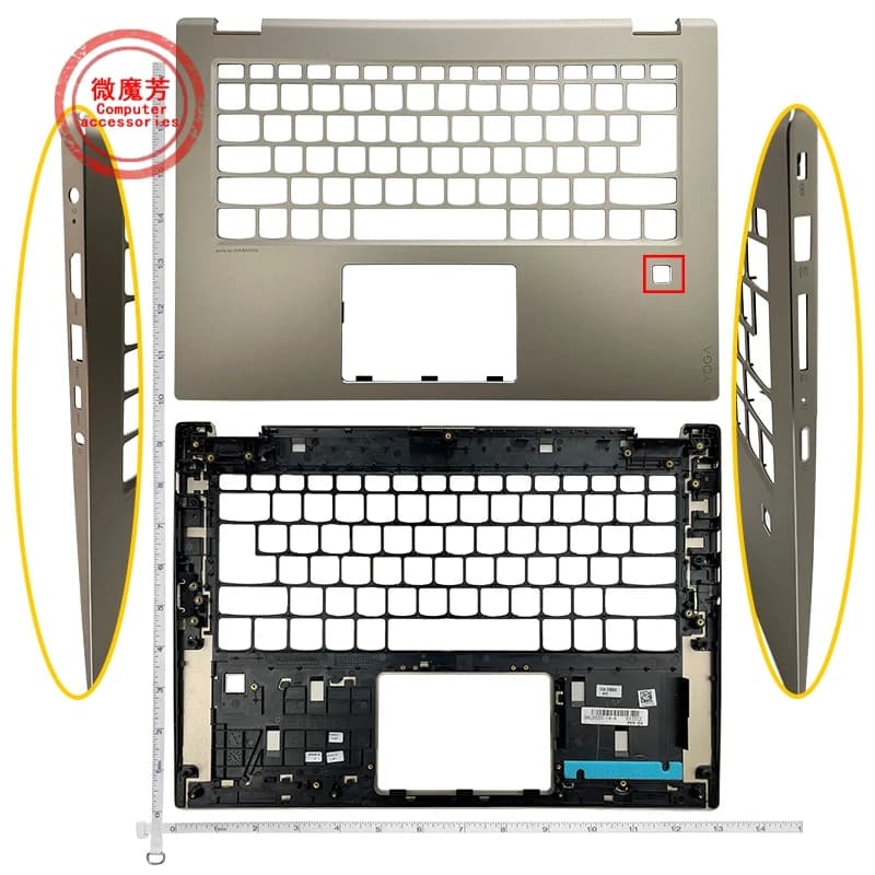 95% NEW FOR Lenovo Flex 5 Flex 5-14 Yoga 520-14IKB  520-14 AM1YM000200 Upper Palmrest Top Case Cover keyboard bezel black