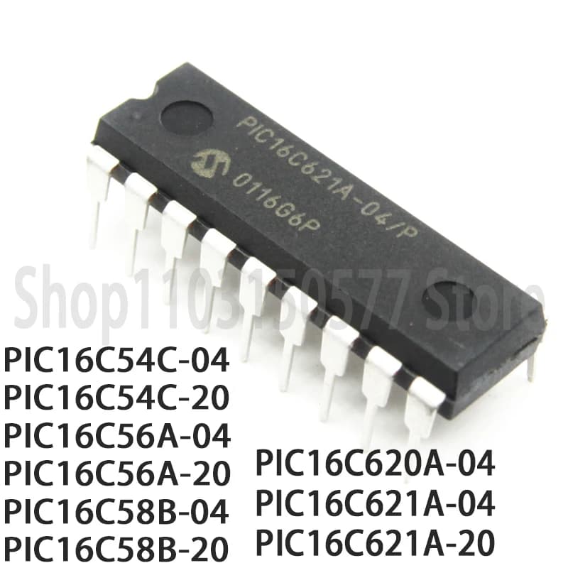 1piece PIC16C54C-04 PIC16C54C-20 PIC16C56A-04 PIC16C56A-20 PIC16C58B-04 PIC16C58B-20 PIC16C620A-04 PIC16C621A-04 PIC16C621A-20