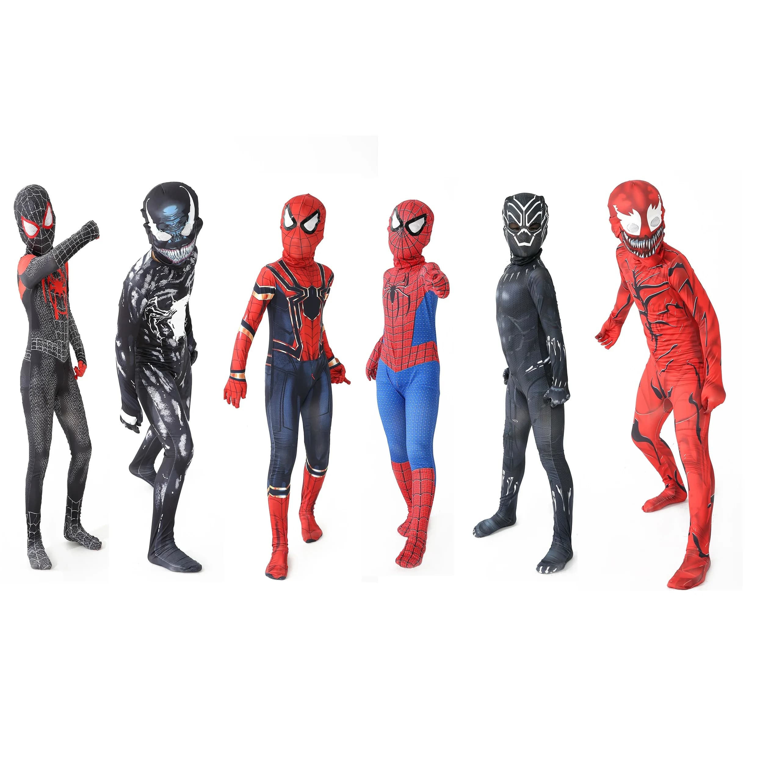 New Miles Morales Far From Home Cosplay Costume Zentai Spiderman Costume Superhero Bodysuit Spandex Suit for Kids Custom Made