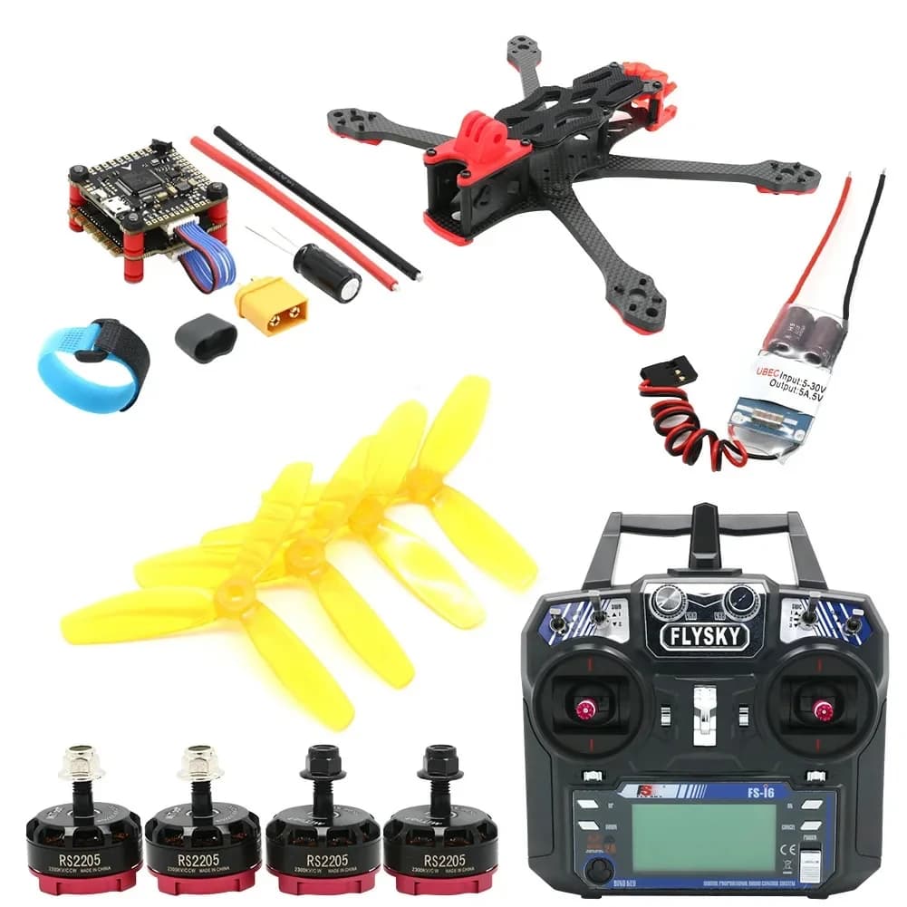 5Inch 250mm 5" Carbon Fiber Frame Kit 2206 2300KV Motor 45A 4in1 ESC & F4 V3S Plus FOR APEX DC HD FPV Freestyle RC Racing Drone