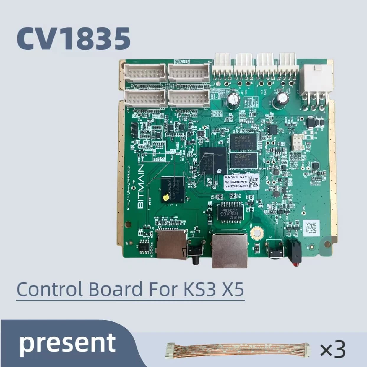 brand-new bitmain control board CV1835 for anmtminer ks3 9.4T/x5 212K