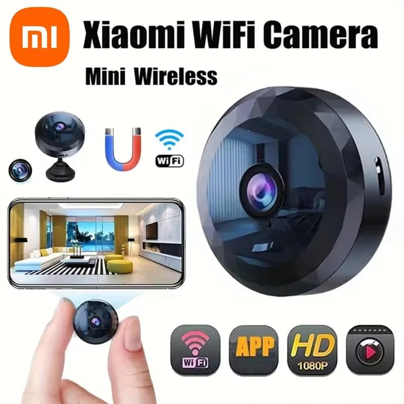 Xiaomi A11 Wireless Camera Mini Wifi Monitoring 1080p HD Video Security Camera Rechargeable Battery Motion Detection Camera New