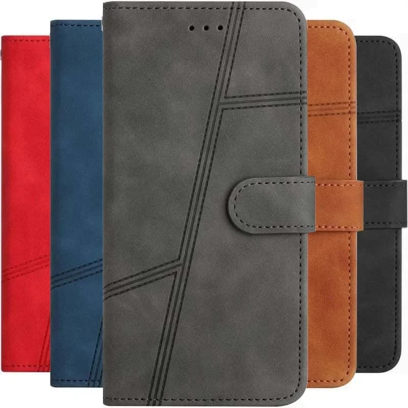 Leather Case Protect Cover For Samsung Galaxy A04E A05 A05S A14 A23 A54 A34 A24 A25 A35 5G Flip Wallet Card Slots Cases D01D