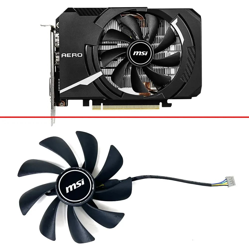 Cooling Fan 95MM DC12V 0.55A Graphics Fan for MSI GeForce RTX 3060 AERO ITX 3060TI RTX3050 AERO ITX GTX1660 video card fan