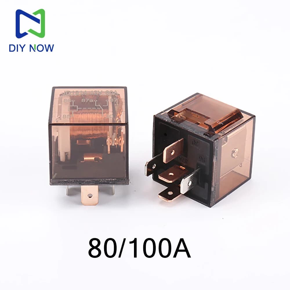 DC24V 80/100A Automotive Relay 5PIN Waterproof Automotive Relay Automotive Control Device High Power Waterproof Relay