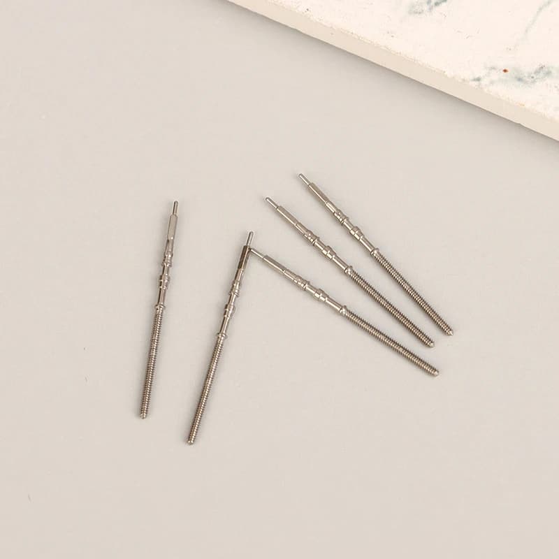 5Pcs Movement Watch Steel Stem Crown Kit Watch Of Replacement Parts NH35 NH36 Movement Watch Stem Spare Parts