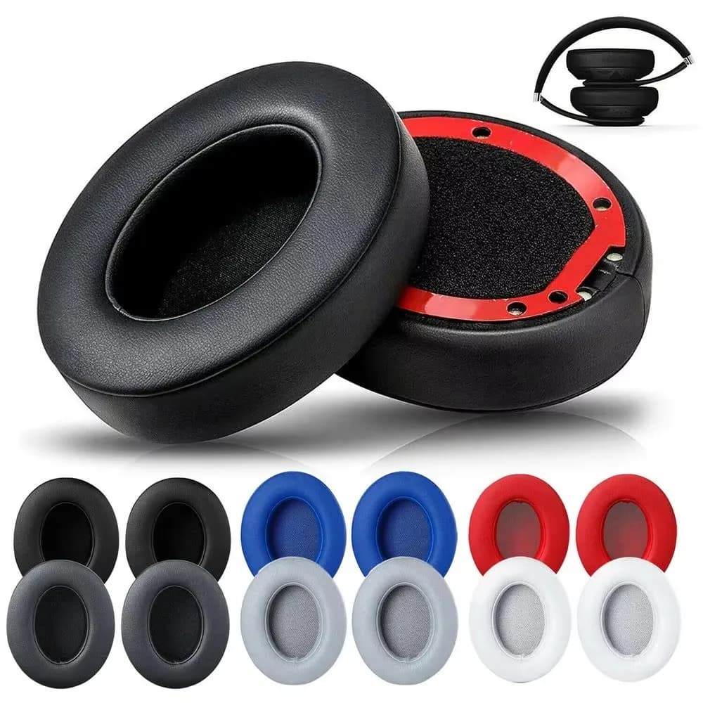 1 Pair Replacement Ear Pads For Beats Studio 2 3 Wired Wireless Headphone Earmuffs Ultra-soft Sponge Cushion Accessories