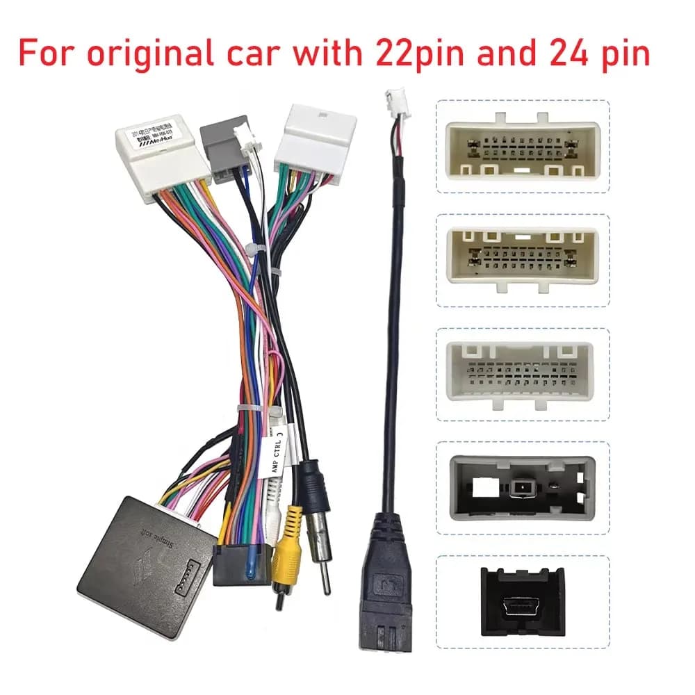 android Car radio Wiring Harness connector Adapter Canbus Box For Nissan X-trail Qashqai Sylphy Sentra Kicks Navara Juke