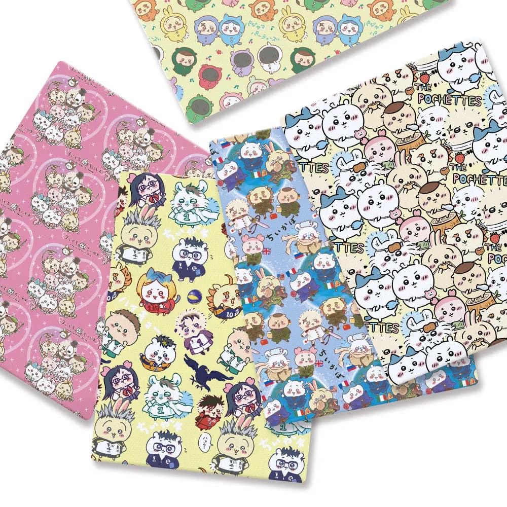 Polyester cotton Cartoon Fabric 140*50cm Handmade Sewing Patchwork Quilting Baby Dress Home Sheet Printed Fabric Sewing Kids