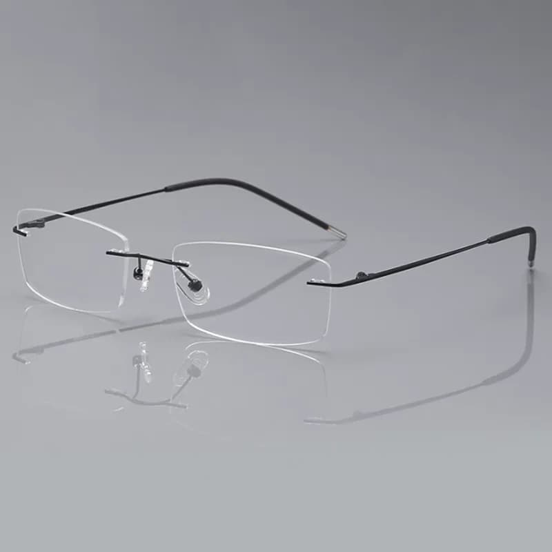 Anti Blue Light Reading Glasses High Quality Frameless Titanium Aolly Glasses Frame Man Women Metal Eyeglasses Frame