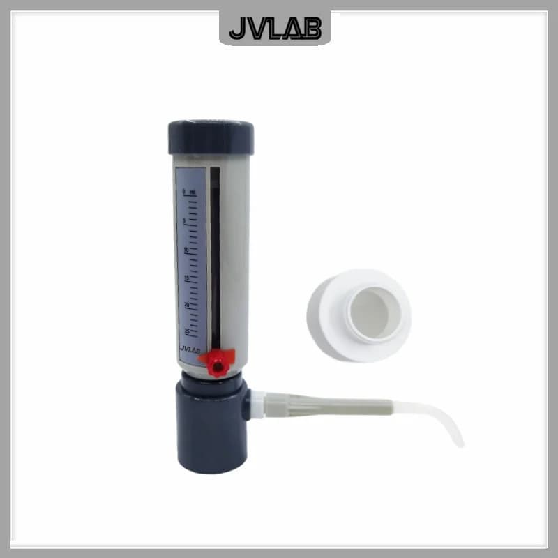 Lab Bottle Top Dispenser Economic Dispenser 0-25 ml Adjustable Liquid Adder Semi-automatic Liquid Dispenser With GL45 Adapter