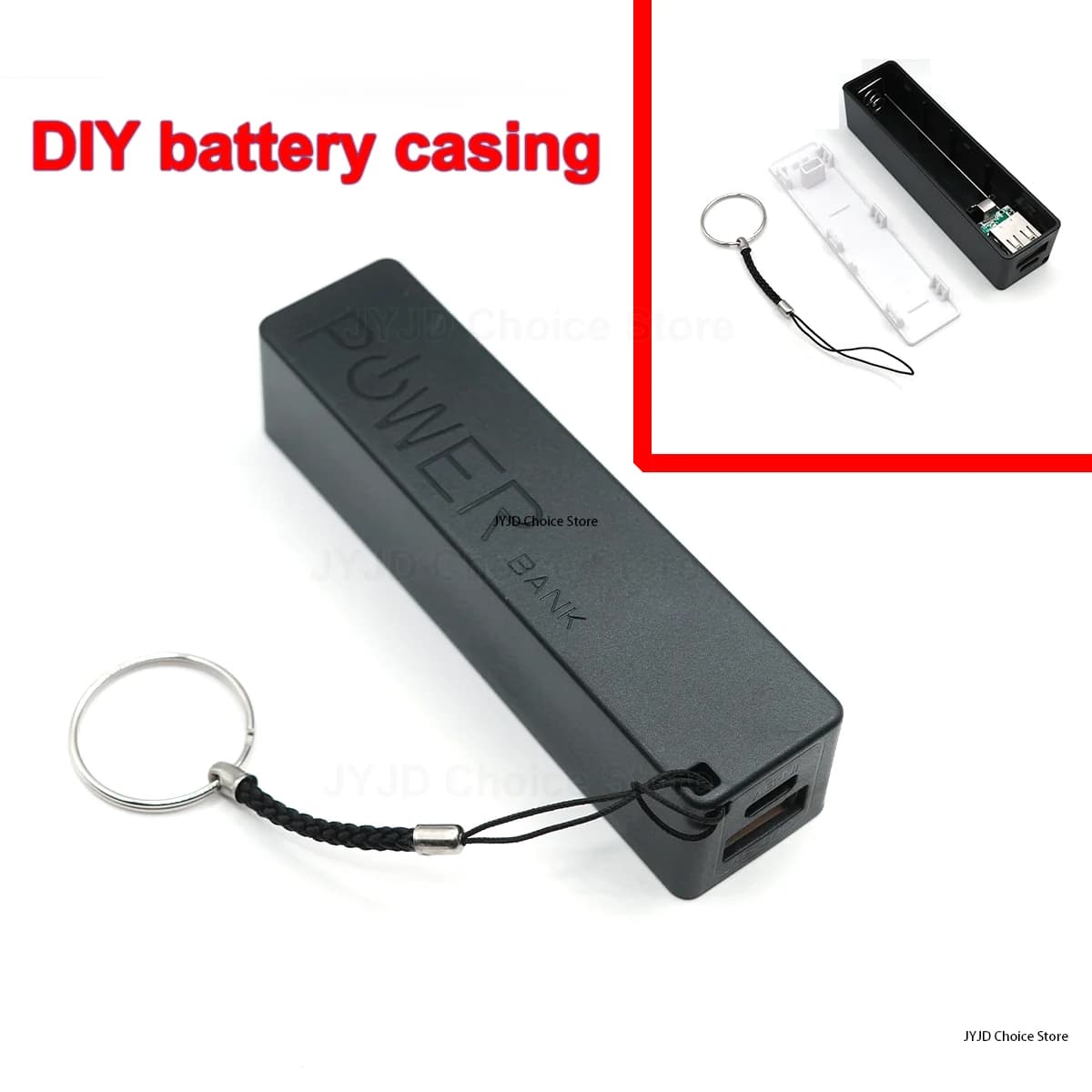18650 Power Bank Battery Charger Case 5V Portable USB Power Bank Kit Storage DIY Box For Phone MP3 Electronic Charging ﻿