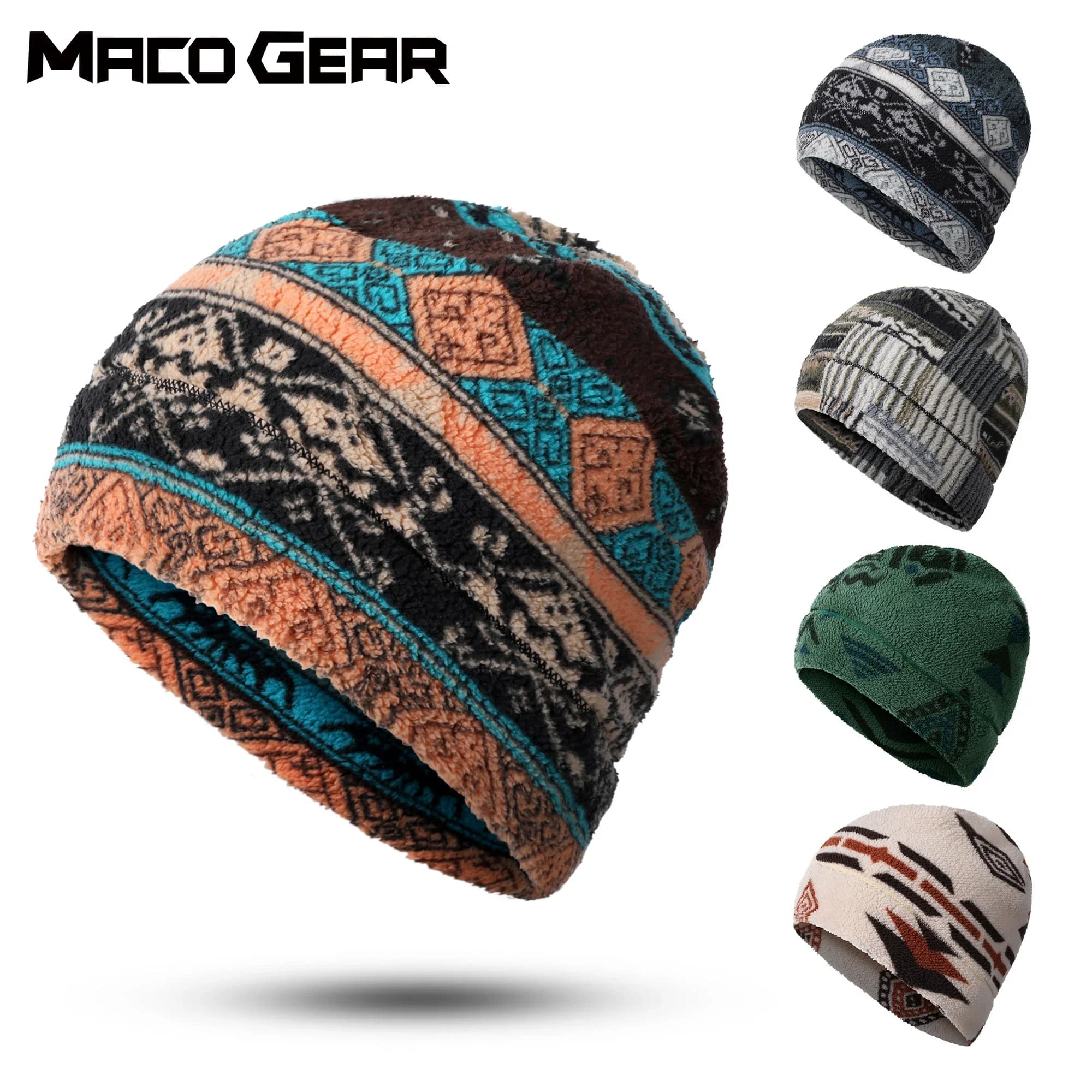 Running Hat Thermal Beanie Warmer Soft Ear Cover Winter Casual Hat for Skiing Walking Travel Snowboard Sports Accessories